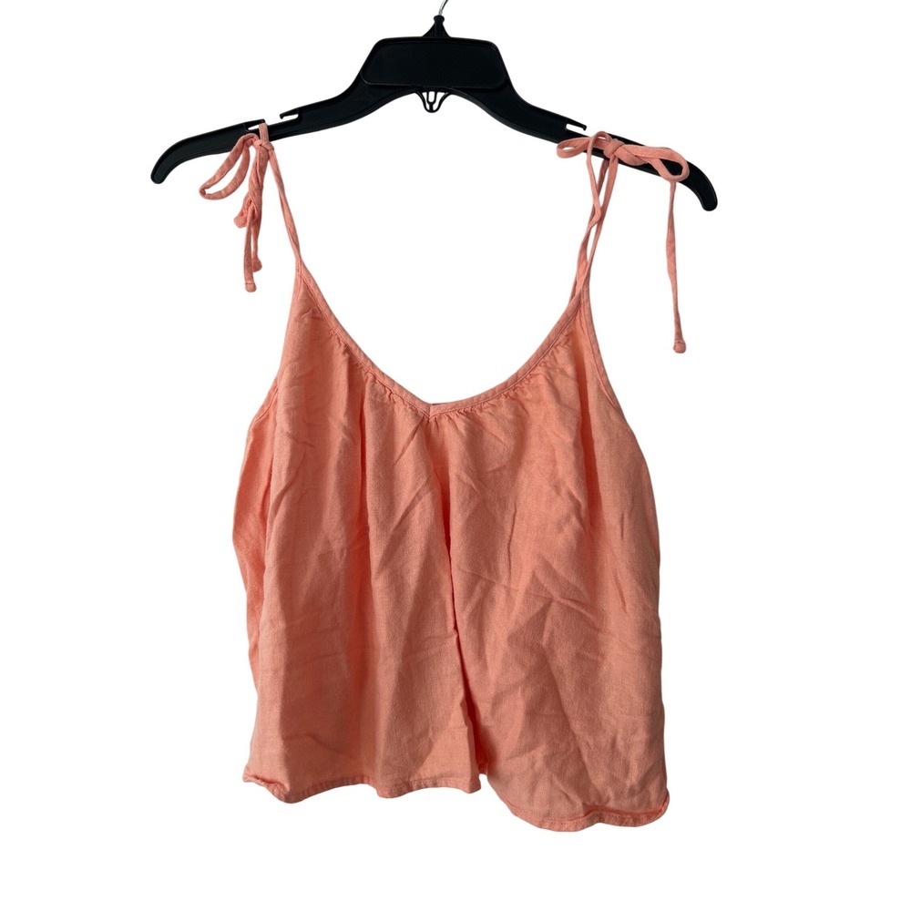 Abercrombie‎ & Fitch Peach Tie Strap Camisole Sleepwear Top Medium
